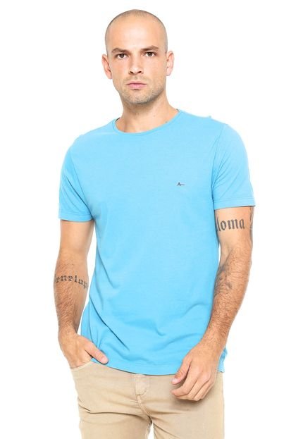 Camiseta Aramis Regular Fit Bordado Azul - Marca Aramis