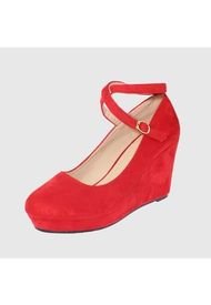 Zapato Plataforma Rojo Heriel