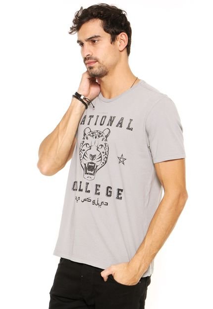 Camiseta Ellus College Classic Cinza - Marca Ellus