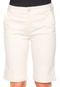 Bermuda Sarja Calvin Klein Jeans Reta Color Nude - Marca Calvin Klein Jeans
