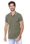 Camisa Polo Colcci Reta Listras Verde - Marca Colcci