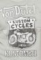 Camiseta Von Dutch Kustom Cycles Cinza - Marca Von Dutch 