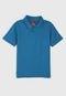 Camisa Polo Kyly Infantil Lisa Azul - Marca Kyly