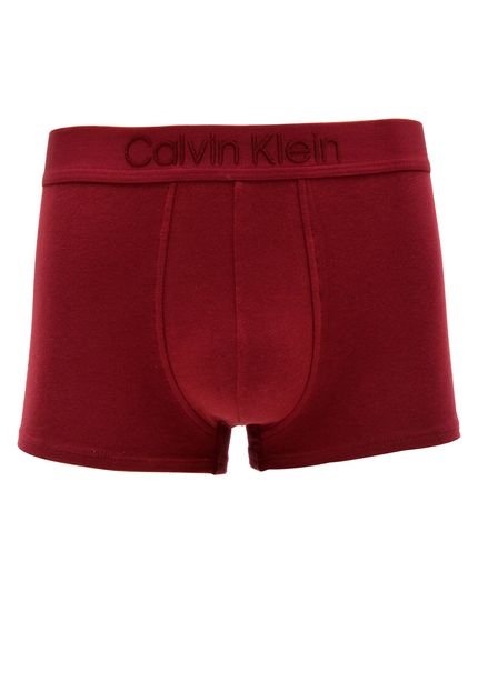 Cueca Calvin Klein Underwear Boxer Lettering Bordô - Marca Calvin Klein Underwear