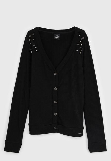 Cardigan Elian Beats Infantil Apliques Preto - Marca Elian Beats