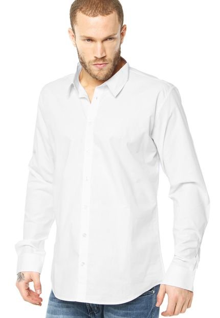 Camisa Colcci Slim Basic Branca - Marca Colcci