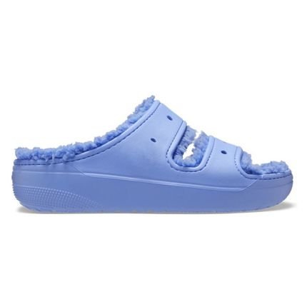 Sandália crocs classic cozzzy sandal moon jelly - 35 Azul - Marca Crocs