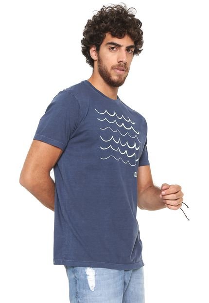 Camiseta Hang Loose Estampada Azul-marinho - Marca Hang Loose