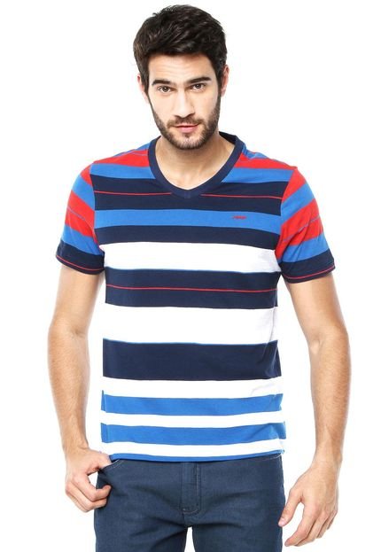 Camiseta Forum Muscle Stripe Azul - Marca Forum