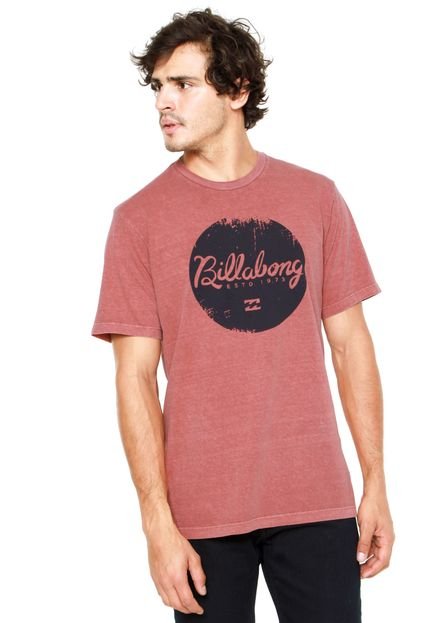 Camiseta Billabong Scriptik Vermelha - Marca Billabong