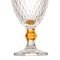 Jogo de Taças de Vidro Bico de Abacaxi Transparente Luxo Amarela - Casambiente - Marca Casa Ambiente