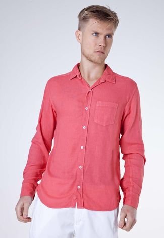 Camisa Rockstter Linen Color Rosa