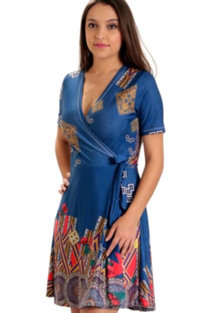Vestido 101 Resort Wear Azul - Marca 101 Resort Wear