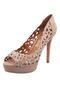 Peep Toe Santa Lolla Suede Bege - Marca Santa Lolla