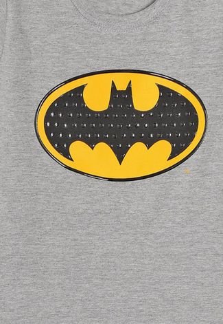 Camiseta Infantil Fakini Batman Cinza