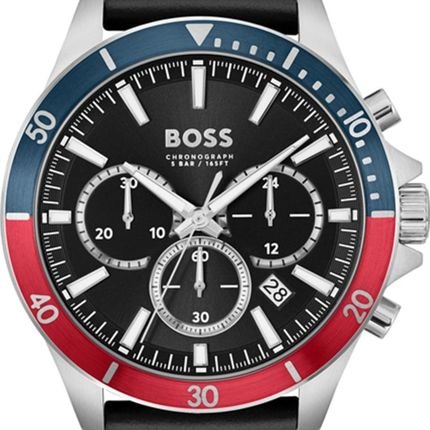 Relógio Boss Masculino Couro Preto 1514099 - Marca Hugo Boss