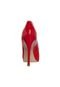 Peep Toe Raphaella Booz Meia Pata Embutida Vermelho - Marca Raphaella Booz