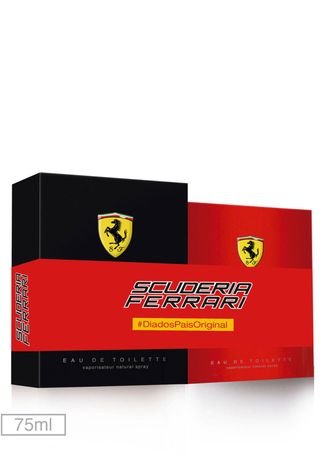 Kit Perfume Ferrari Fragrances Black Ferrari 75ml