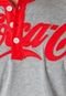 Camiseta Coca Cola Clothing Brasil Botões Cinza - Marca Coca-Cola Jeans