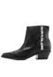 Bota Couro Calvin Klein Lettering Preta - Marca Calvin Klein