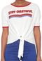 Camiseta Dzarm Lettering Off-white - Marca Dzarm