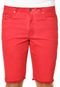 Bermuda Calvin Klein Jeans Bolsos Vermelha - Marca Calvin Klein Jeans