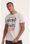 Camiseta Ecko Estampada Cinza Mescla - Marca Ecko