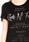 Camiseta Colcci Rock N' Roll Preta - Marca Colcci