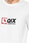 Camiseta Qix Logo Branca - Marca Qix