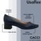 Sapato Feminino Conforto Usaflex Couro Salto Baixo AJ0104 - Marca Usaflex