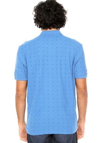 Camisa Polo Aleatory Logo Azul