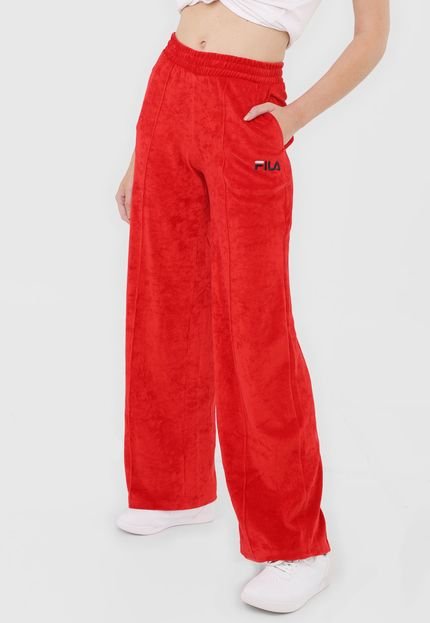 Calça Fila Pantalona Alexa Vermelha - Marca Fila