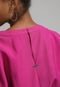 Blusa Cropped Leboh Color Block Pink - Marca Leboh