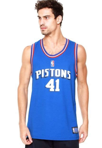 Regata NBA Retrô Pistons Azul - Marca NBA