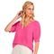 Blusa Acostamento Elegance In24 Rosa Feminino - Marca Acostamento