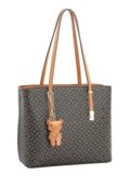 Bolsa Feminina Monograma Cristal Ombro Café 3484548 - Marca Chenson