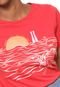 Camiseta Cantão Mergulho Vermelha - Marca Cantão