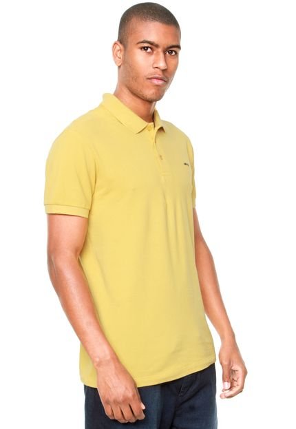 Camisa Polo Colcci Botões Amarela - Marca Colcci
