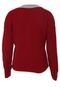 Suéter Polo Wear Tricot Padronagem Vinho/Rosa - Marca Polo Wear