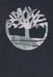 Camiseta Timberland Knnbec Camo Tree Azul - Marca Timberland
