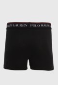 Kit 3pçs Cueca Polo Ralph Lauren Boxer Logo Preta - Marca Polo Ralph Lauren