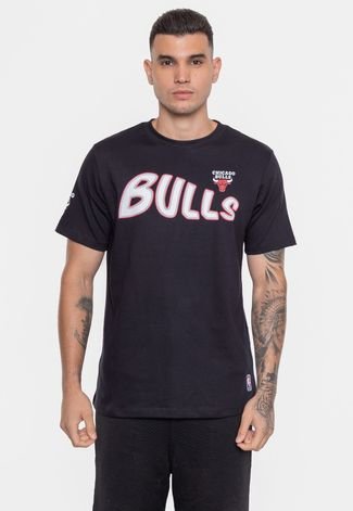 Camiseta NBA Sneakers Chicago Bulls Preta