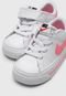 Tênis Nike Infantil Court Legacy Btv Branco/Rosa - Marca Nike