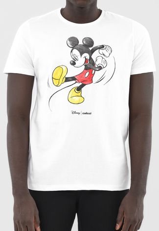 Camiseta Colcci Mickey Branca