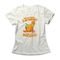 Camiseta Feminina Vira-Lata Caramelo - Off White - Marca Studio Geek 
