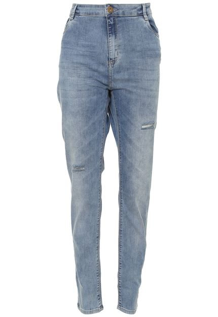 Calça Jeans Malwee Skinny Destroyed Azul - Marca Malwee