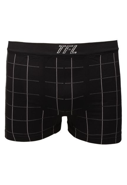 Cueca Boxer Trifil Xadrez Preta - Marca Trifil