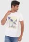 Camiseta Colcci Tropical Off-White - Marca Colcci