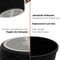 Jogo de Panelas Viena Preto 5 Peças Revestimento Cerâmica 4,5mm - Casambiente - Marca Casa Ambiente