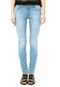 Calça Jeans Lee Estonada Skinny Fashion Azul - Marca Lee